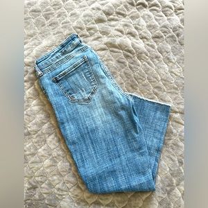 KUT from Kloth Petite Amy Crop Straight leg Sz 8